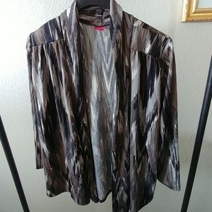 Beautiful grey water color jacket 2X